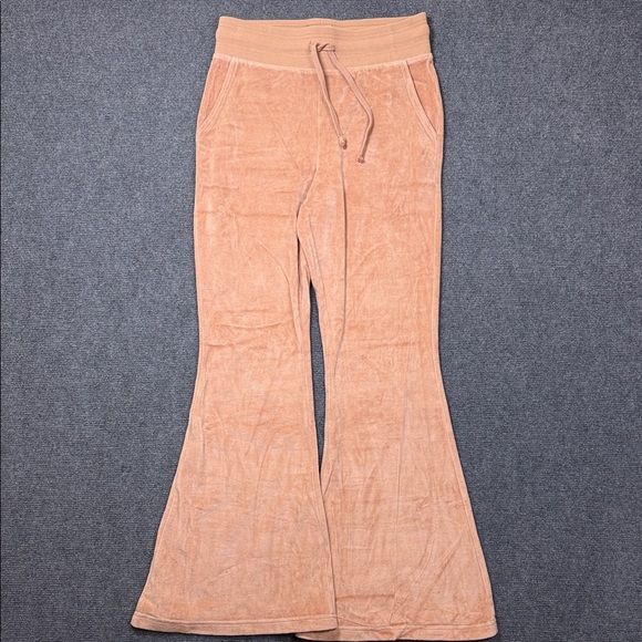aerie Pants - Aerie Camel Velour Flare Pants (B2)